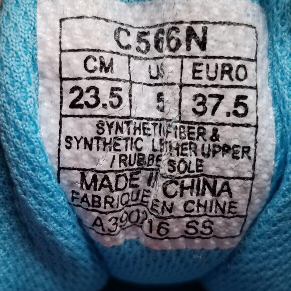 Asics Gel-Contend 3 Mens Blue Pink Polka Dot Active Shoes Size 5 - Picture 7 of 7